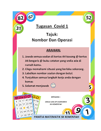 Tugasan 1 Nombor Dan Operasi Membalik Buku Halaman 1 5 Anyflip