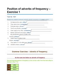Maybe you would like to learn more about one of these? Frequency Adverbs Test1