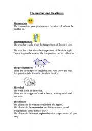 0 based on 0 votes. Weather And Climate Esl Worksheet By Kaylaj29