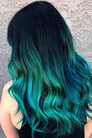 The Top Green Hair Color Ideas And How To Get Them In 2020 Green Hair Ombre Vivid Hair Color Blue Green Hair