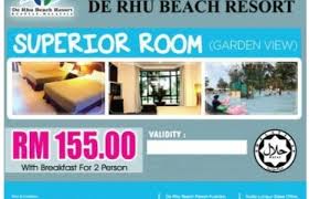 Gäste des de rhu beach hotels können gerne auch der pool und das frühstück vor ort besuchen. Lkpp De Rhu Beach Resort Kuantan The Perfect Place To Be