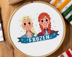 100%100% found this document useful, mark this document as useful. Frozen Cross Stitch Pattern Elsa And Anna Sisters Disney Etsy In 2021 Frozen Cross Stitch Cross Stitch Cross Stitch Patterns