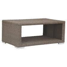 Zuo coronado patio coffee table in cocoa. Sunset West Coronado Coastal Brown Rectangular Outdoor Coffee Table 41 W 50 W Kathy Kuo Home