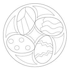 Osterei Mandala 2 Mandala Ostern Ausmalbilder Ostern Osternest Basteln