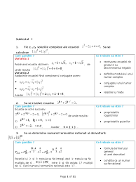 Prin definiţie, conjugarea complexă satisface proprietatea: Subiectul L 1 Fie Z Z Solutiile Complexe Ale Ecuatiei Sa Se Calculeze