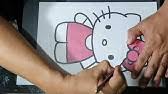 Rak gantung tas karakter doraeon hello kitty micky mouse dan keropi. Cara Desain Dinding Atau Kamar Motif Hello Kitty Youtube