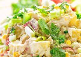 Salade De Houmous Et De Patates Recette Avec Images Recette Salade Salade Alimentation