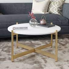 Check out our metal coffee table selection for the very best in unique or custom, handmade pieces from our coffee & end tables shops. Cherrie Round Metal Leg Coffee Table Decornation