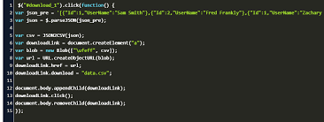 `url` is the download url for 'images/stars.jpg' Download Csv File Javascript Code Example