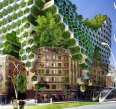 The Project Uses Space And Materials In The Most Efficient Way Possible The Skins Of The Honeycomb Like T Futuristic Architecture Eco City Green Architecture