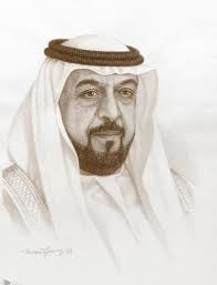 Hh sheikh khalifa assumed his posts as ruler of abu dhabi and president of the united arab emirates in 2004 after many decades working closely with his father, hh sheikh zayed bin sultan al nahyan, the founder of the federation. Hh Sheikh Khalifa Bin Zayed Al Nahyan Portrait Editorial Digital Painting Editorial Illustration