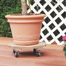 Wooden Round Pot Stand On Wheels D 35 Cm Buy Wooden Round Pot Stand On Wheels D 35 Cm Round flower pot rack on rollers is welded with high quality iron that makes this plant saucer with wheels can bear heavier plants pots or other planter.
