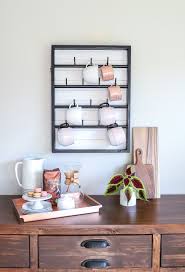Shop home décor & more. How To Make A Diy Wall Mounted Coffee Mug Display Rack