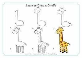 Giraffe Easy Animal Drawings Giraffe Drawing Animal Drawings