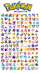Here you will find the best pixel art pokemon images. My Original 150 Pokemon 4 X 4 Pixel Challenge Is Finished Pixelart