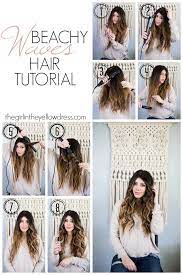 Beachy Waves Hair Tutorial Beach Waves Hair Tutorial By Popular San Diego Style Blogg Wavy Hairstyles Tutorial Waves Hair Tutorial Beach Waves Hair Tutorial