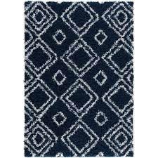 Don't you just love shag rag rugs? L Baiet Channa Blue Shag 8 X 10 Fabric Area Rug Bw376b81