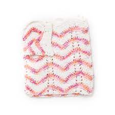 Bernat Peachy Peaks Knit Blanket Yarnspirations