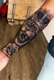 Wrist Tattoo Wrist Lion Tattoo Lion Tattoo In 2019 Forearm Tattoo Men Best Sleeve Tattoos Cool Forearm Tattoos