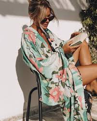 Brands We Love The Nightingale Kimono By Spell Soleil Blue