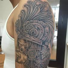 This tribal tattoo gives out a very rustic and ancient look. 50 Best Mexican Tattoo Designs Meanings 2019