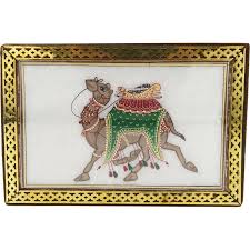 If your need is immediate, select expedited production during checkout for guaranteed shipment within 1 business day. Marble Jewelry Boxes With Camel Painting Using Crushed Gemstone Art On Wood Gift A Jewelry Marble