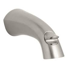 Remove the handles for the trend faucet. Kohler Alteo 6 1 2 In Bath Spout Only In Vibrant Brushed Nickel K 45131 Bn The Home Depot