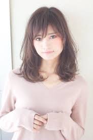 大人女性のセミロングヘアカタログストレートカールゆるふわパーマ