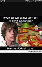 Pin By Hannah Jolly On Star Wars Jokes Star Wars Jokes Funny Jokes For Kids Jokes For Kids