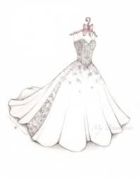 Catie The Sketch Lady Family Art Food Wedding Dress Drawings Wedding Dress Sketches Dress Sketches