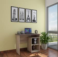 The table stand also doubles as the chalkboard. Study Table With Open Shelves Stylespa