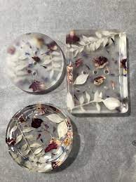 Ok, maybe on day 5 of tiling an entire bathroom of walls and floors i wasn't loving it as much, but after our bathroom was done i love love. Resin Soap Dishes Resin Botanicals Cobourg Infused Handcrafted Handcrafted Soaps Resin Crafts Handcraft