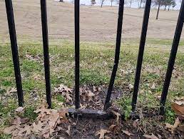 Leave your post braces in for a few days, and you should be able to reinstall your fence panel. Bent Aluminum Fence Post Help Doityourself Com Community Forums