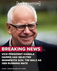 Vice President Kamala Harris has selected Minnesota Gov. Tim Walz as her  running mate for the 2024 presidential election. https://trib.al/MNFOoja