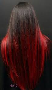 Can't wait to add waves! 13 Best Black And Red Ombre Hair Color Ideas 2020