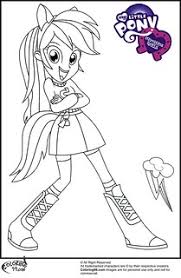 Princess luna disguised as a stranger. My Little Pony Coloring Pages Rainbow Dash Human Free Imag Flickr