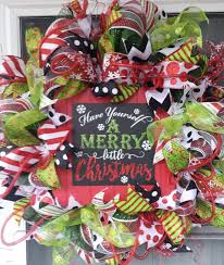 Black And White Deco Mesh Christmas Wreath Red Green Black White Deco Mesh Christmas Wreath Christmas Mesh Wreaths Deco Mesh Christmas Wreaths Christmas Wreaths