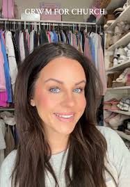 mostly drugstore makeup look for church yesterday