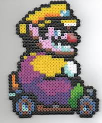 Wario Kart Perler Bead Patterns Mario And Luigi Beading Patterns
