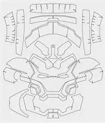 Templar shield 100% embroidery patch. Iron Man Helmet Template A4 Helmet