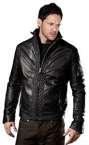 Buy Diamond Quilted Mens Leather Bomber Online Jaket Kulit Jaket Kulit Pria Jaket