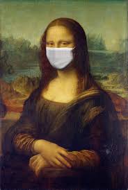 Download Mona Lisa, Mask, Coronavirus. Royalty-Free Stock Illustration  Image