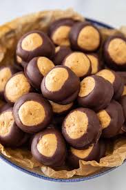 Buckeye Candy Easy Chocolate Peanut Butter Balls Casserole Crissy Recipe Easy Peanut Butter Buckeye Recipe Easy Buckeyes Candy