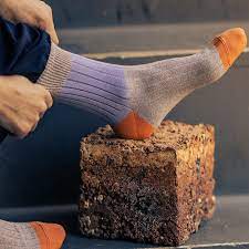 Bicolour Ribbed Ankle Socks – Tabio UK