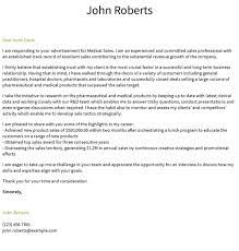 Maybe you would like to learn more about one of these? Medical Sales Cover Letter Examples Samples Templates Resume Com