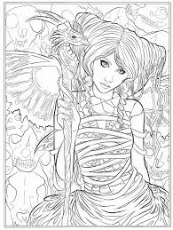 Here we have two very different coloring pictures of fairies. Printable Evil Fairy Coloring Pages Novocom Top