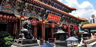The 18,000 m2 (190,000 sq ft) taoist temple is famed for the many prayers answered: Wong Tai Sin Temple Hong Kong Attractions