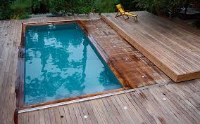 Terrasse Mobile Piscine Terrasse Mobile Movingfloor A Cap Ferret Piscine Petite Piscine Piscine Bois