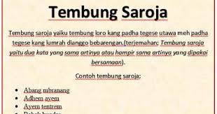 Awal, inti, dan penutup, (3) mendeskripsikan penilaian sikap, keterampilan, dan pengetahuan. Tembung Saroja Dan Artinya Secara Lengkap Seni Budayaku
