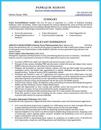 business analyst resume